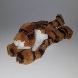 VTG Purr-fection Tiger Plush Bean Bag Stuffed Animal Toy Lovey 1988 SOFT